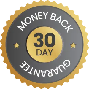 30-day money-back guarantee badge